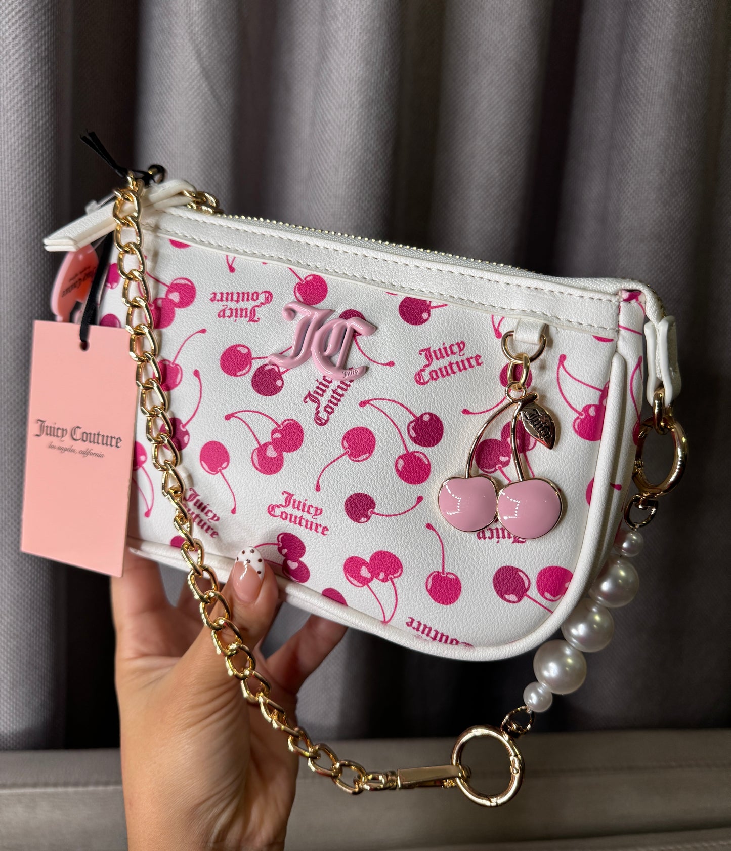 Cartera de hombro pequeña Juicy Couture con Estampado de Cerezas