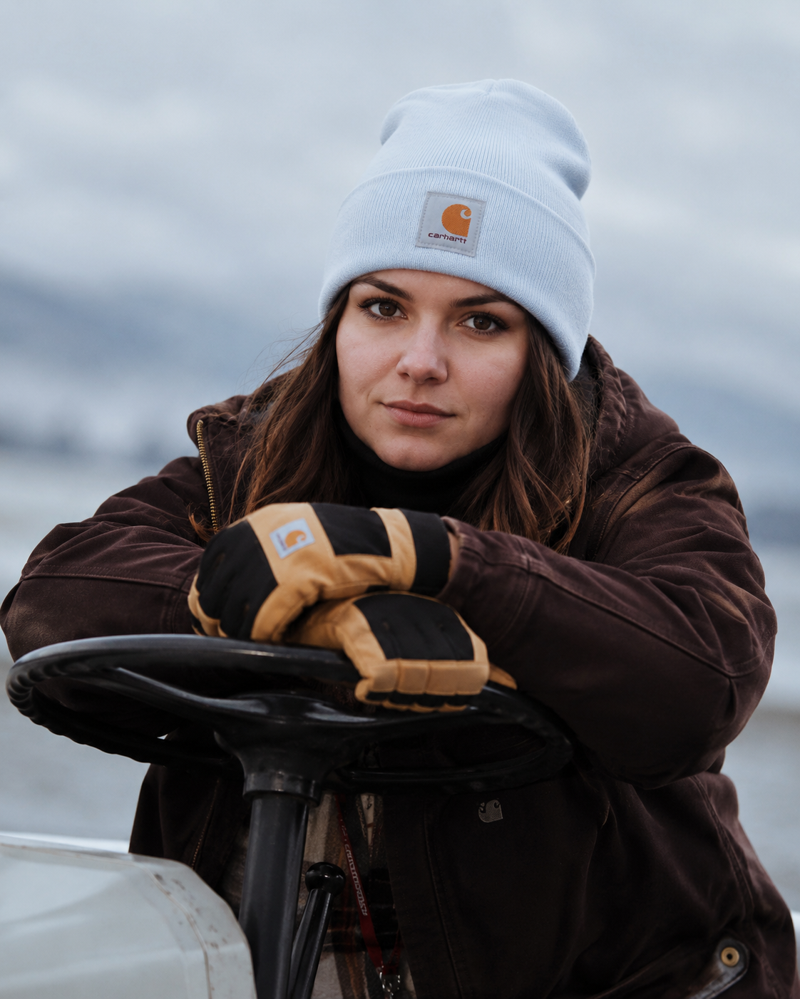 Gorro Carhartt celeste