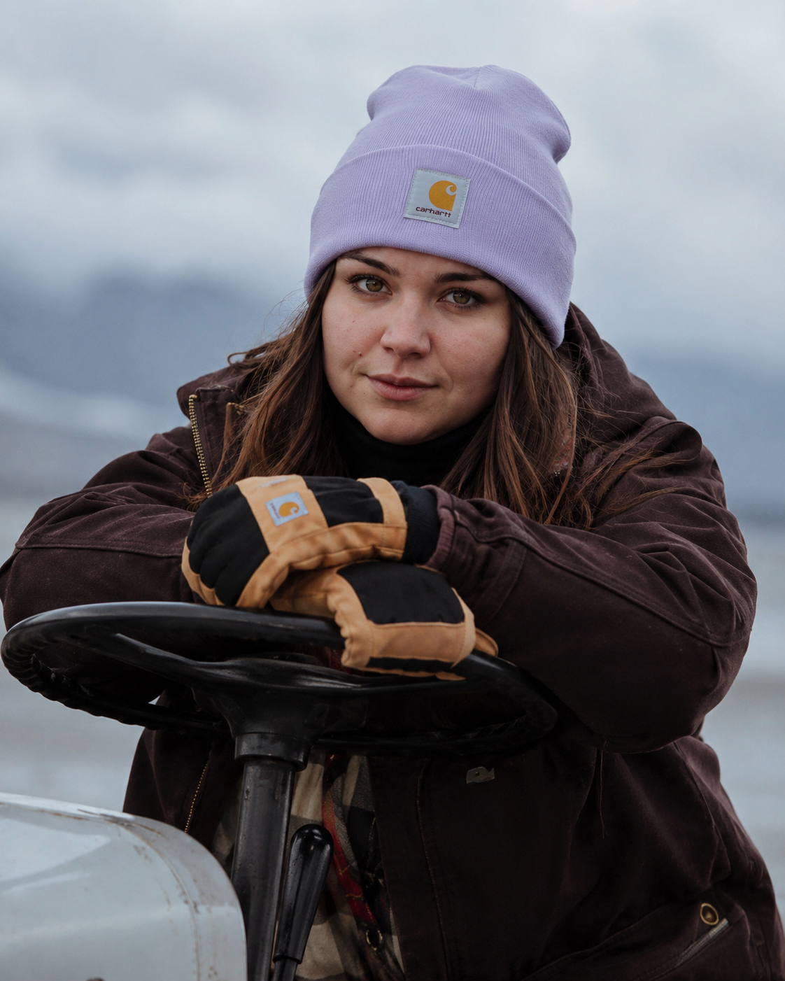 Gorro Carhartt Lila