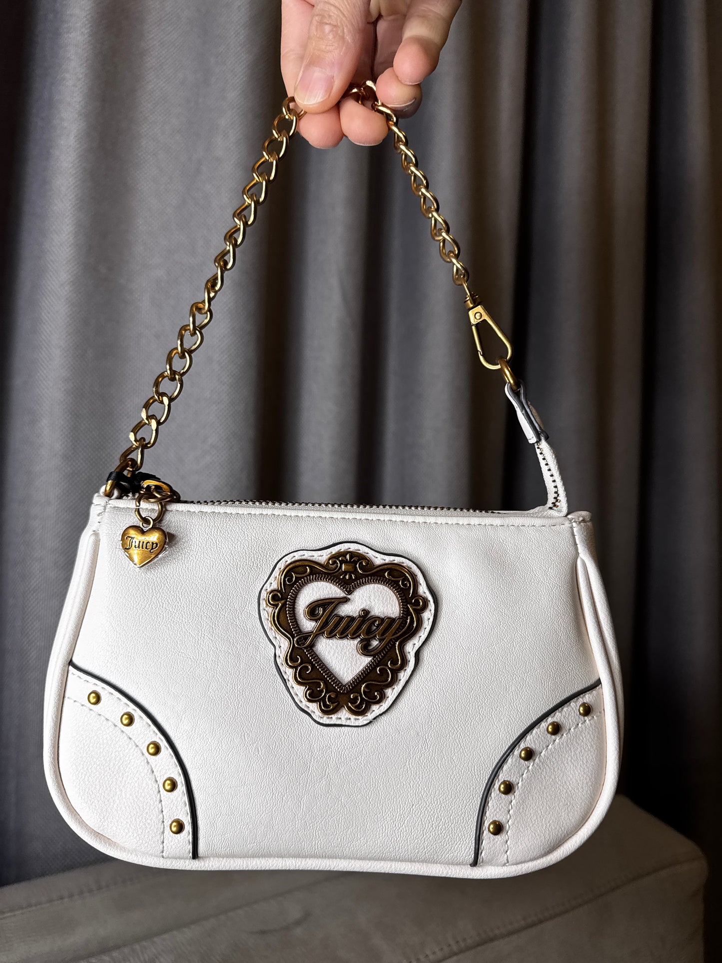 Cartera de Hombro Juicy Couture Blanca