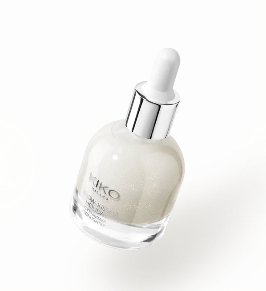 Iluminador Snow-Kissed Holiday Icy Shimmer Highlighter Kiko Milano