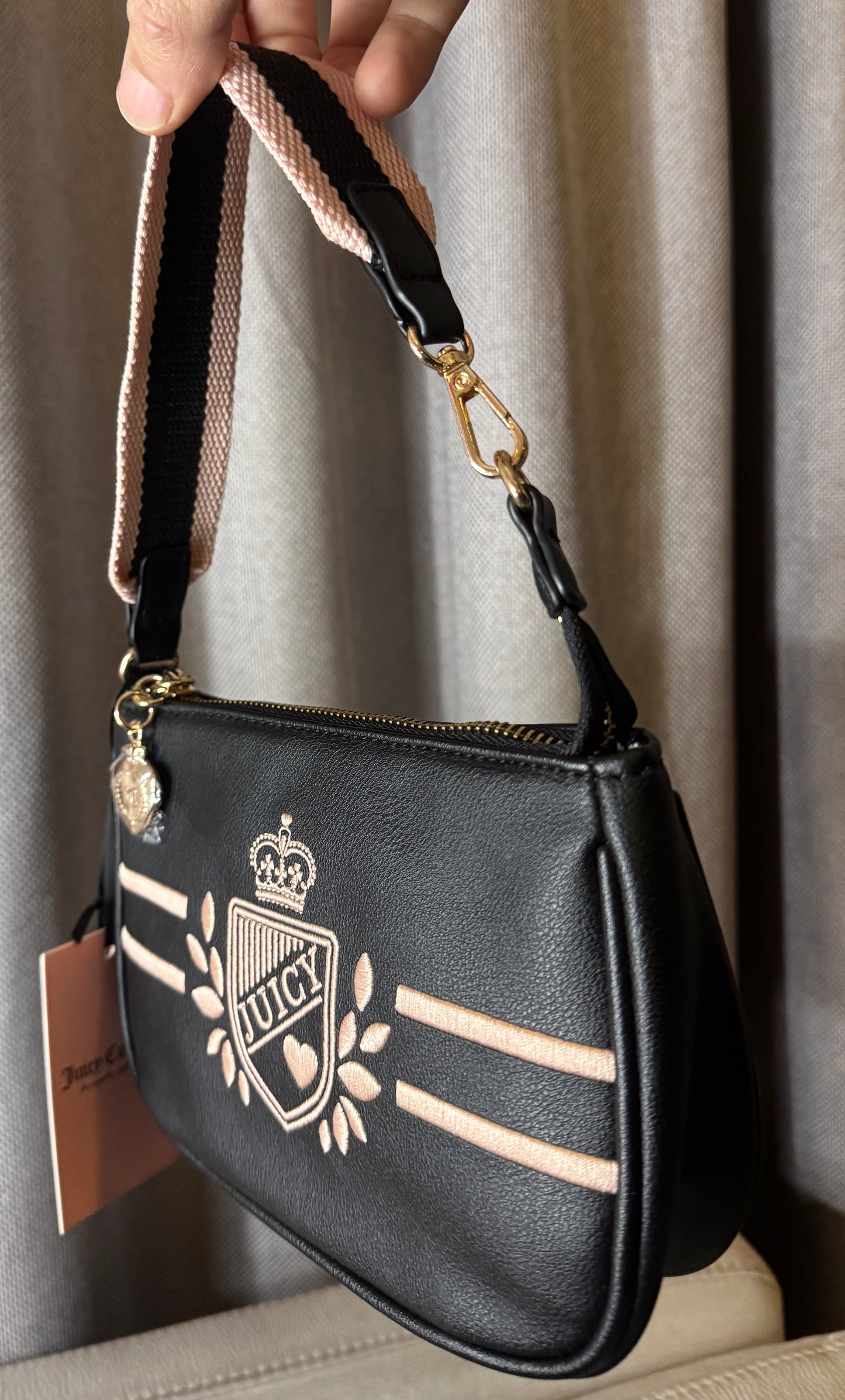 Cartera de Hombro Juicy Couture Escudo Juicy
