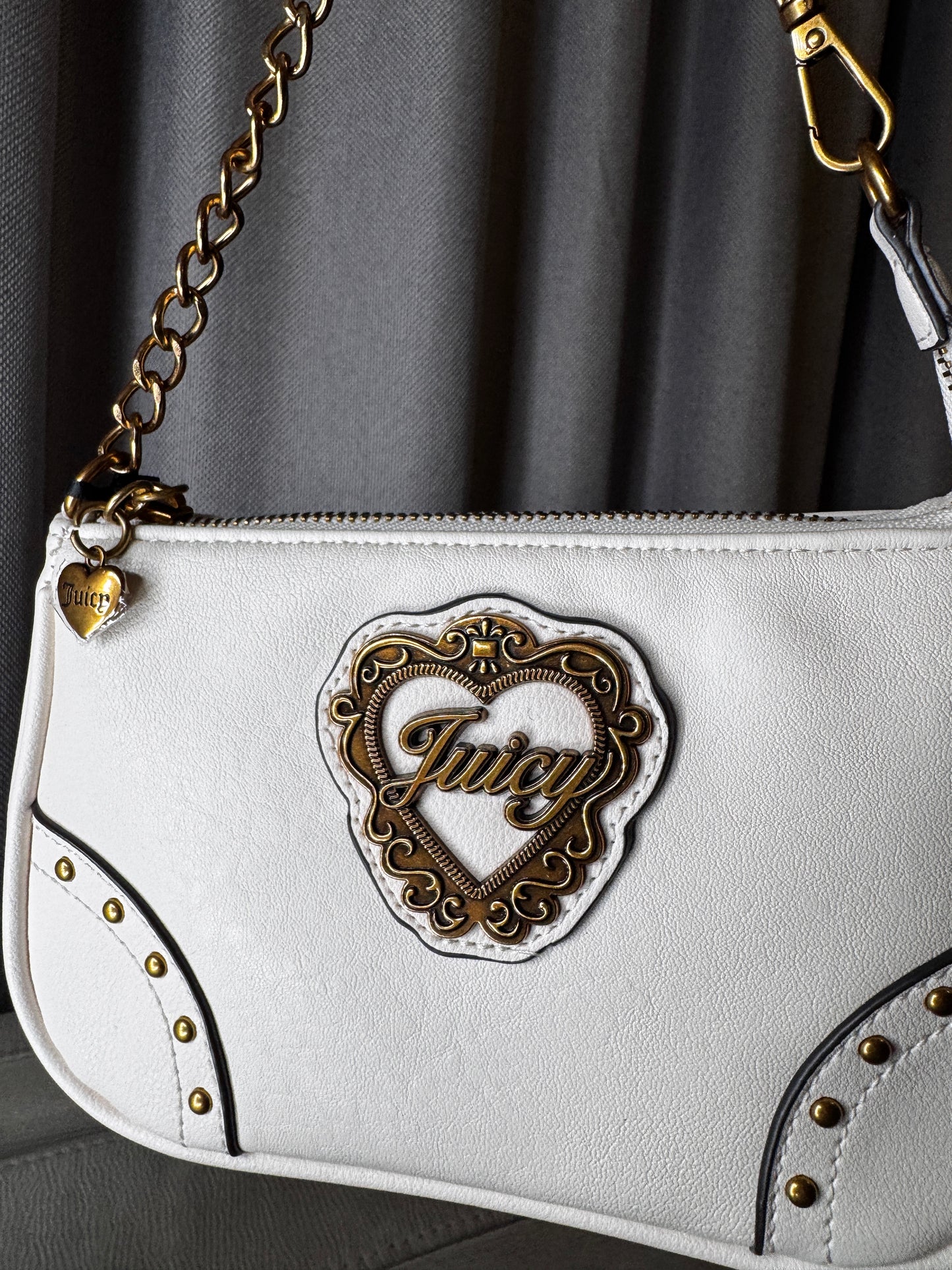Cartera de Hombro Juicy Couture Blanca