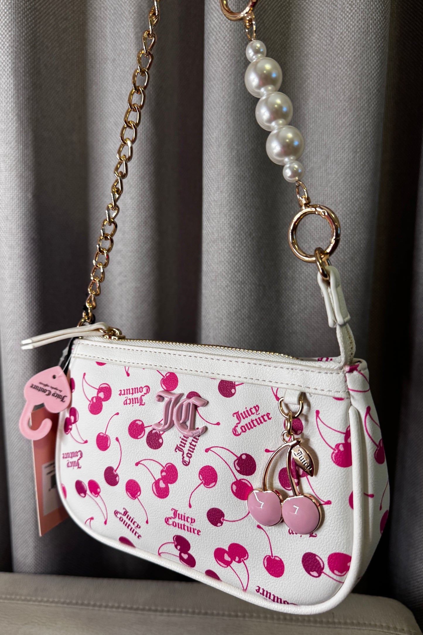 Cartera de hombro pequeña Juicy Couture con Estampado de Cerezas