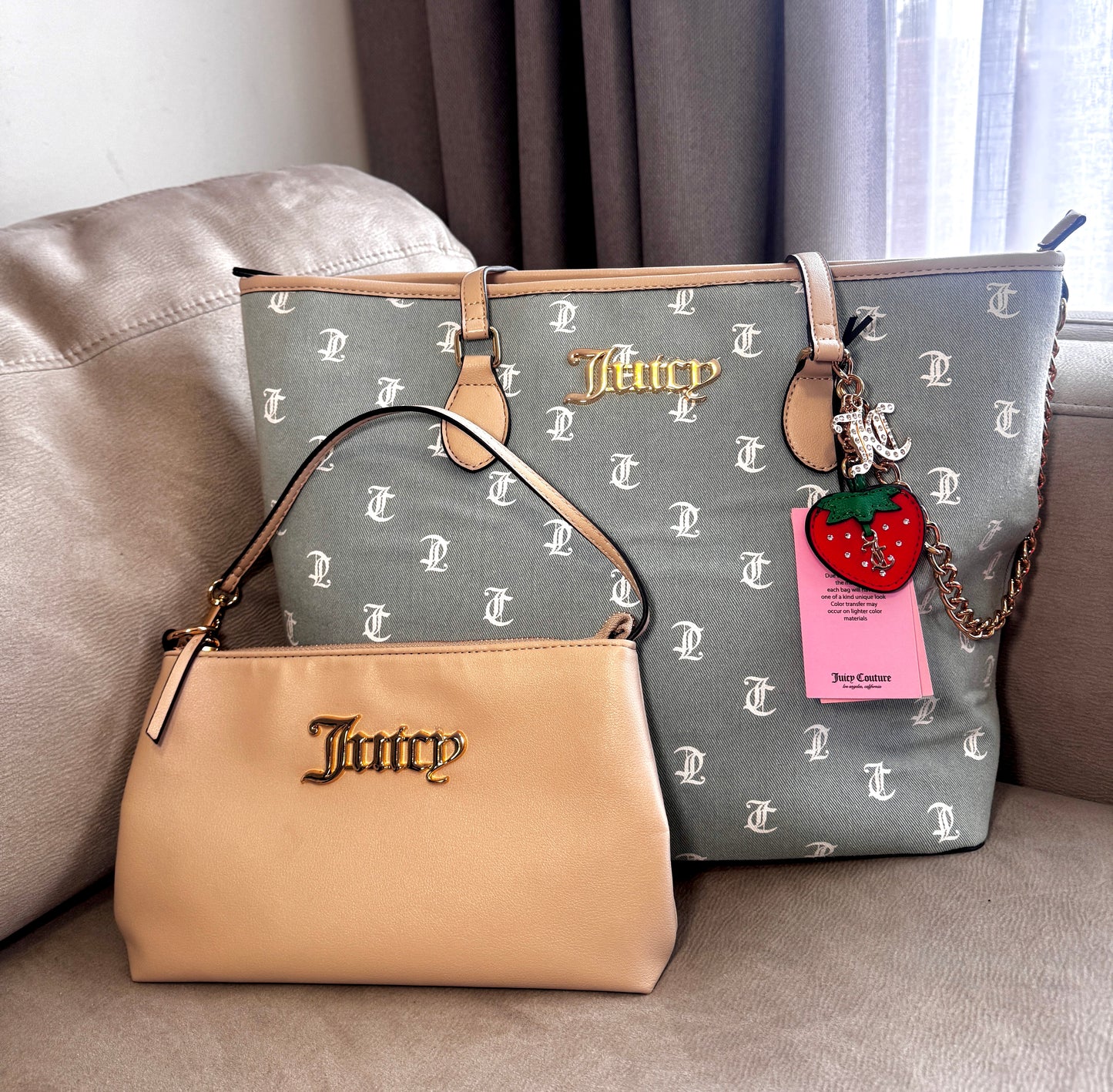 Tote Juicy Couture logos más bolso de mano