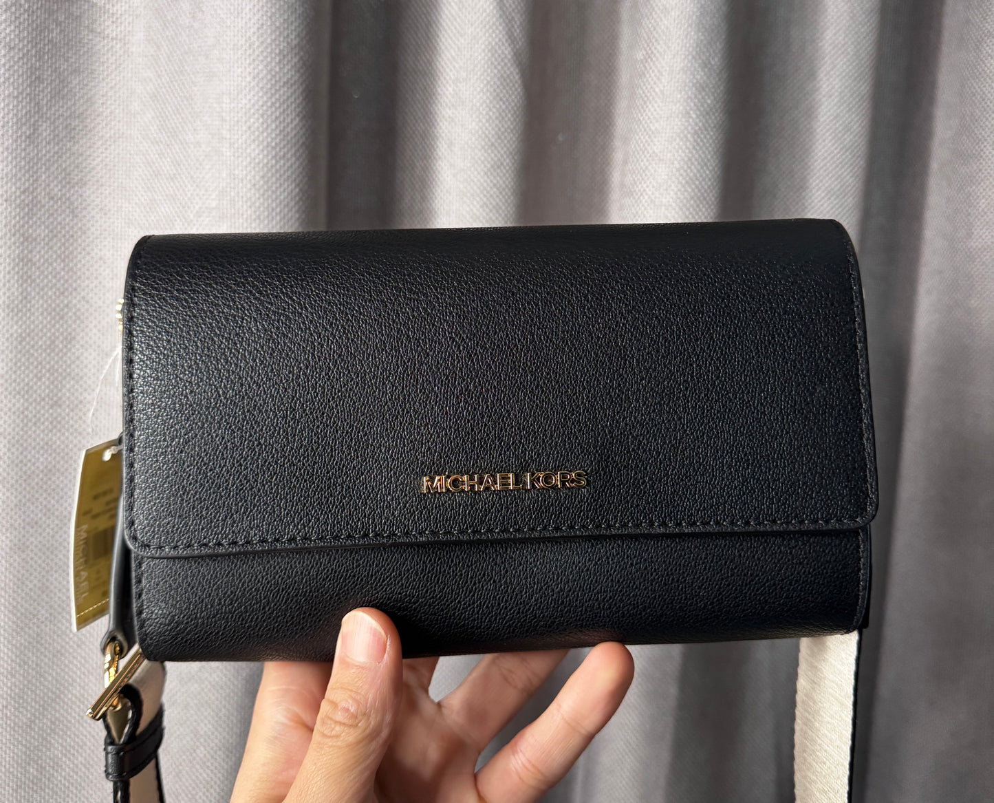 Crossbody Michael Kors Jet Set – Negro