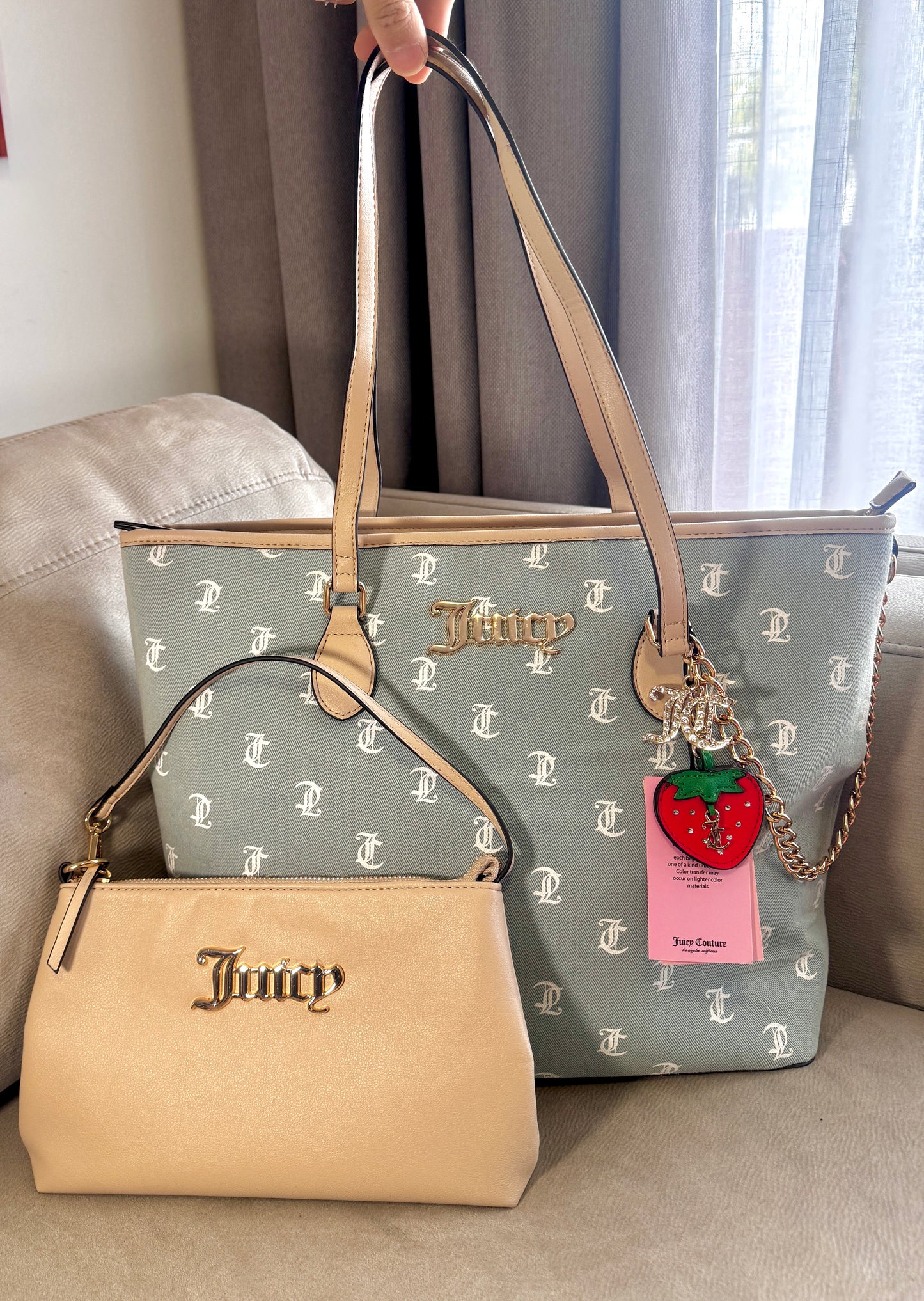 Tote Juicy Couture logos más bolso de mano