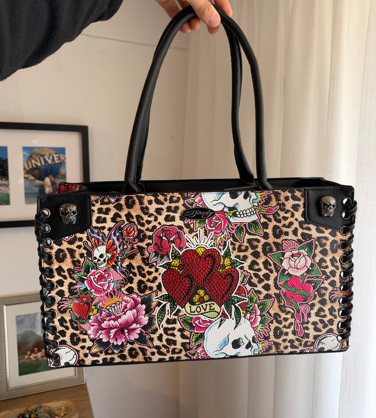 Tote Ed Hardy Leopard Print