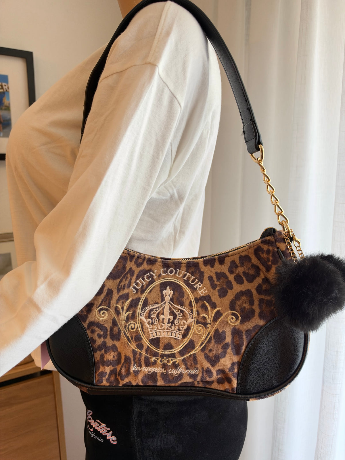 Cartera de Hombro Juicy Animal Print