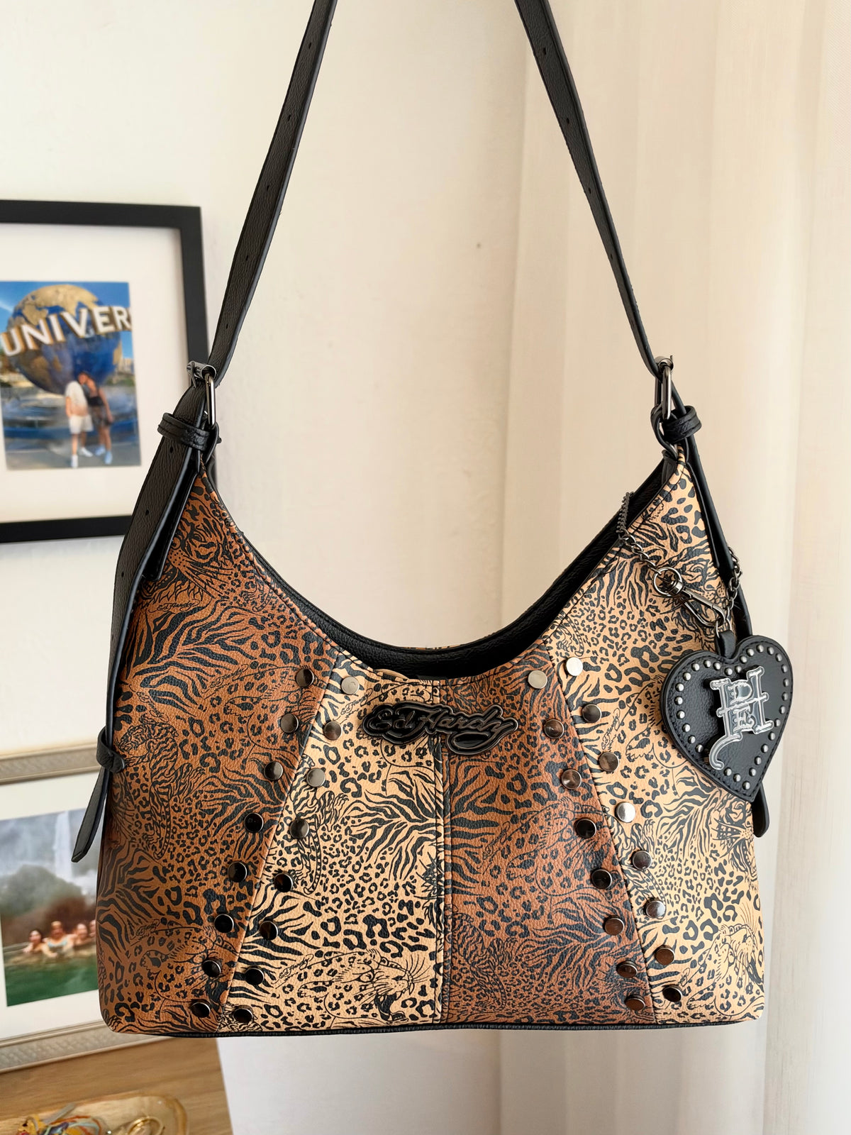 Cartera Hobo Ed Hardy Animal Print