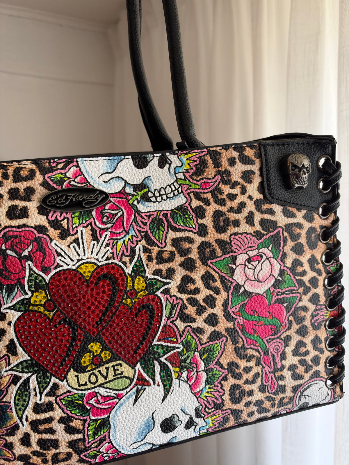Tote Ed Hardy Leopard Print