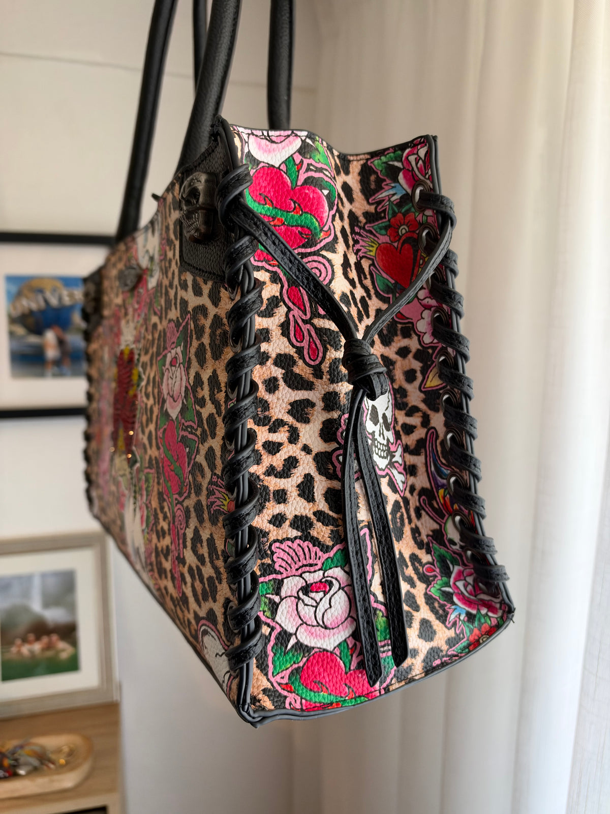 Tote Ed Hardy Leopard Print