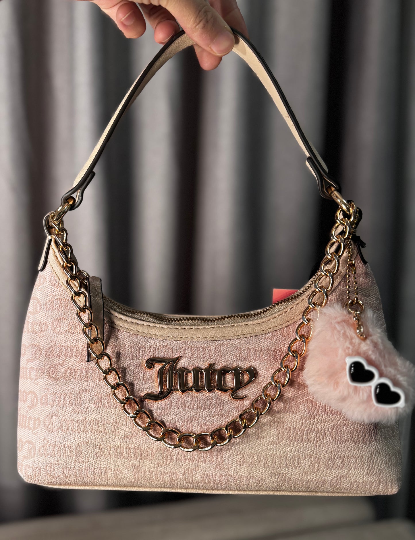 Cartera de Hombro Beige Juicy Couture