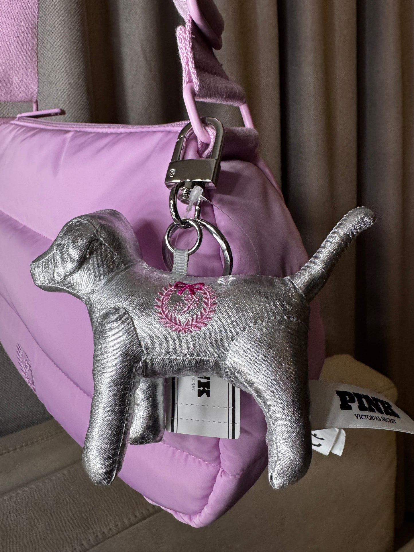 Charm/Llavero Pink Perrito