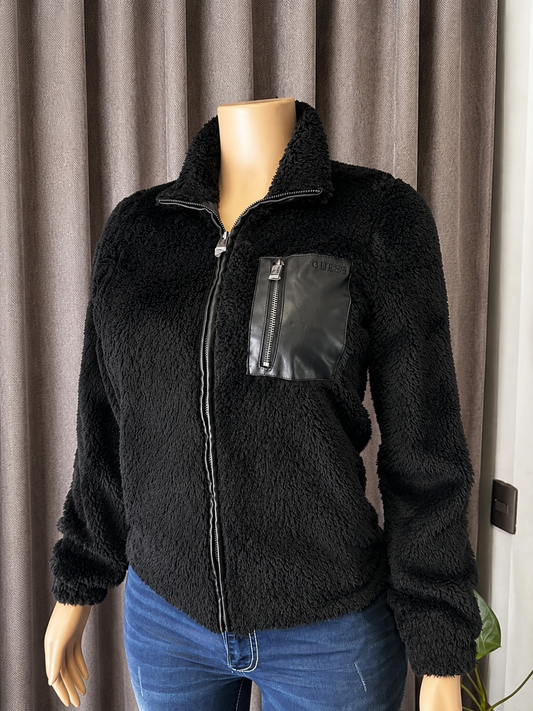 Chaqueta Sherpa Guess Negra