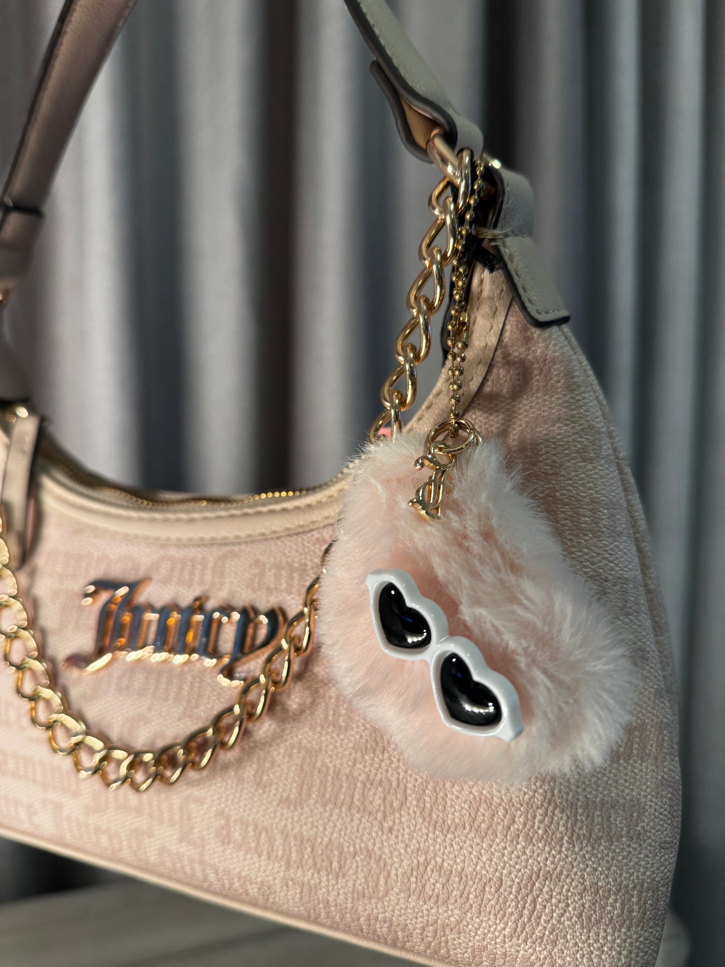 Cartera de Hombro Beige Juicy Couture
