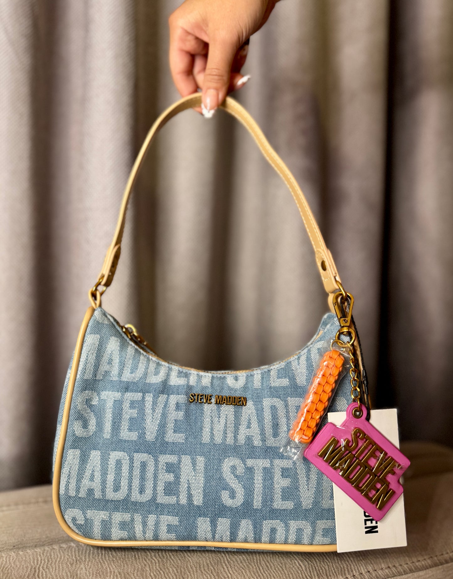 Cartera de Hombro Steven Madden Denim