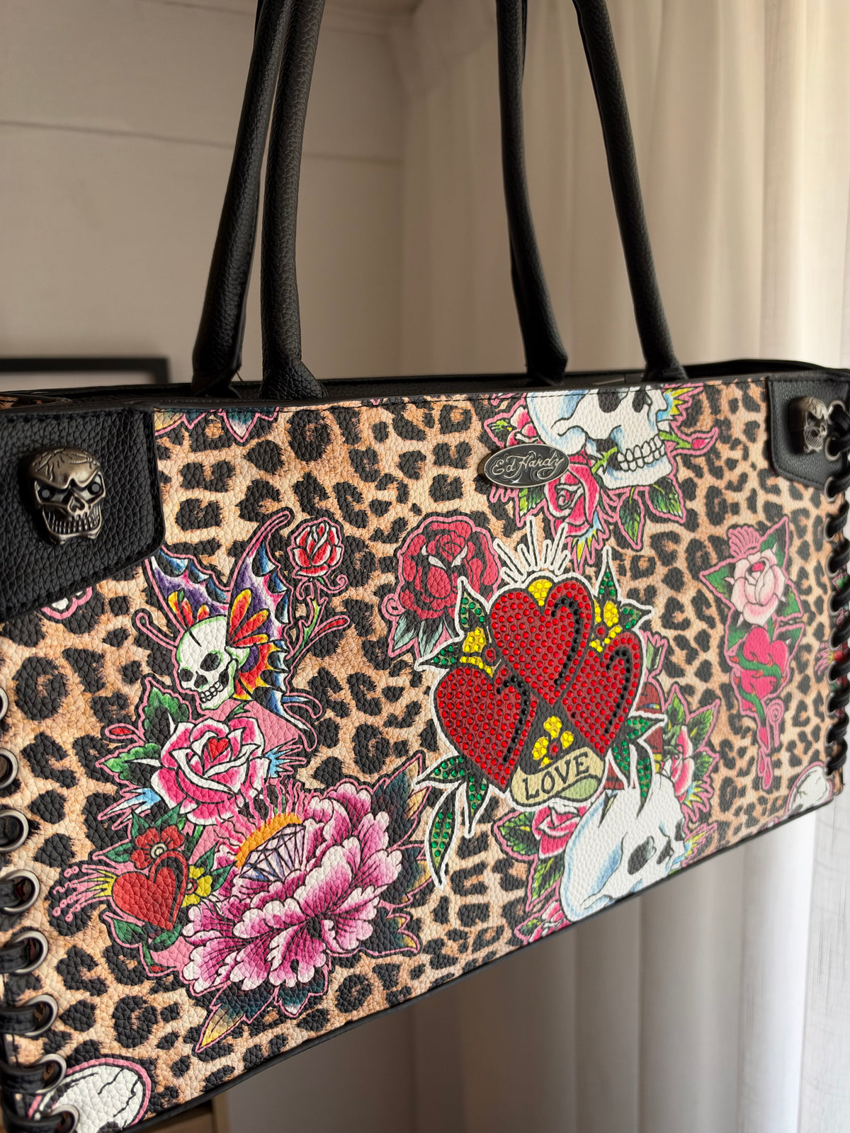 Tote Ed Hardy Leopard Print