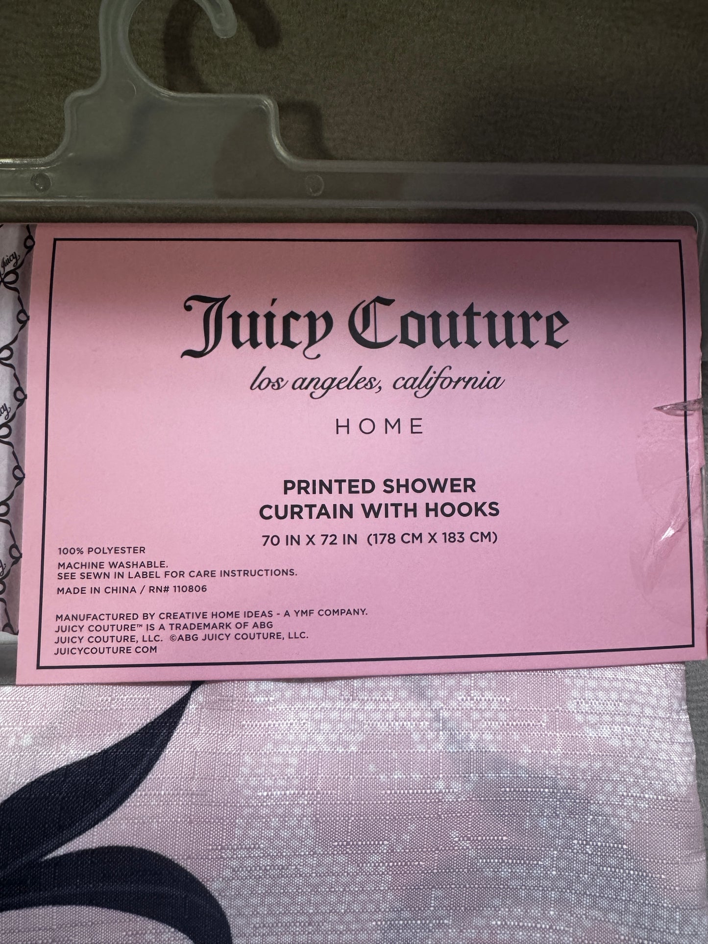 Cortina de Baño Juicy Couture
