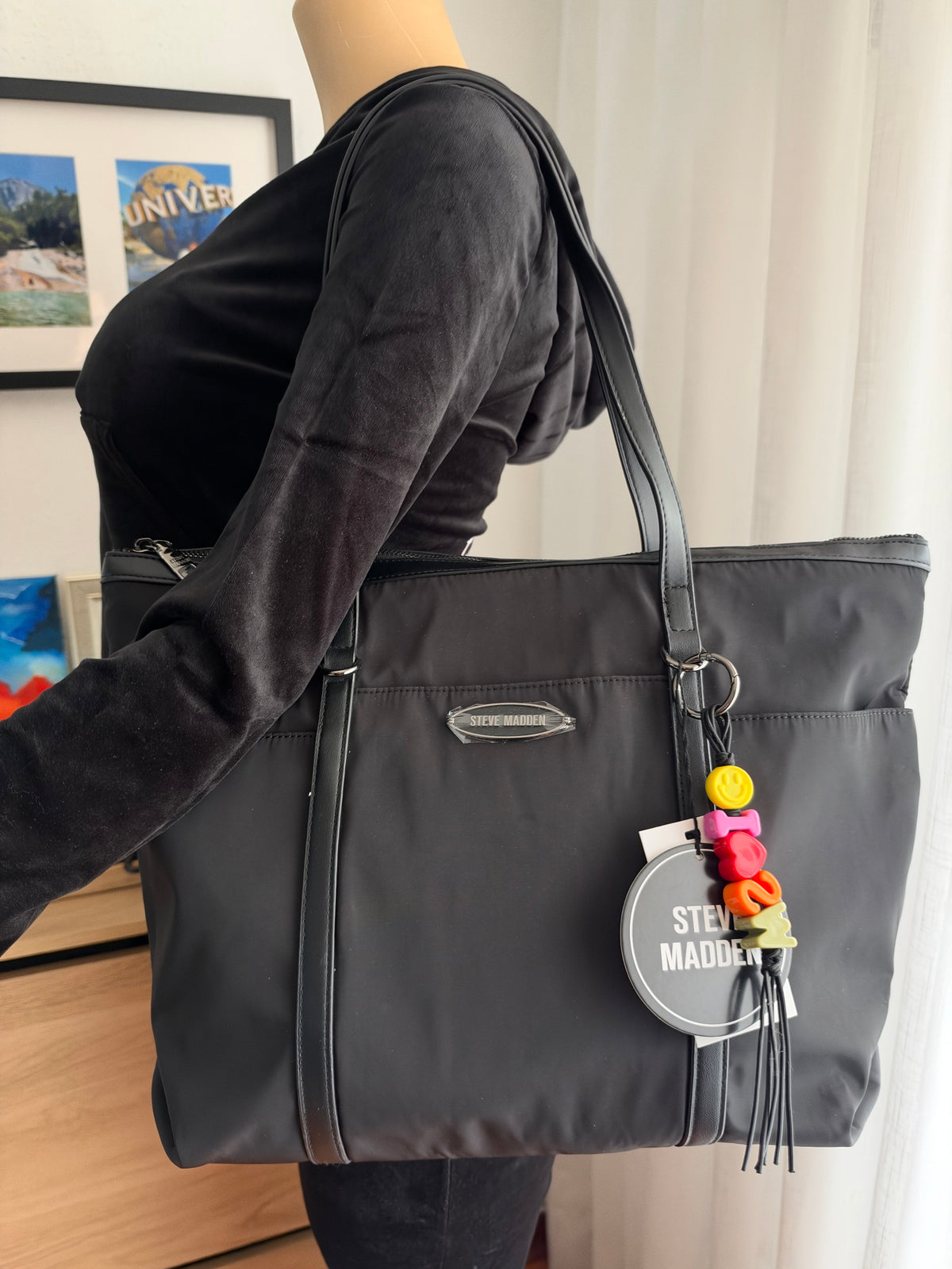 Tote Bag Steve Madden – Negro