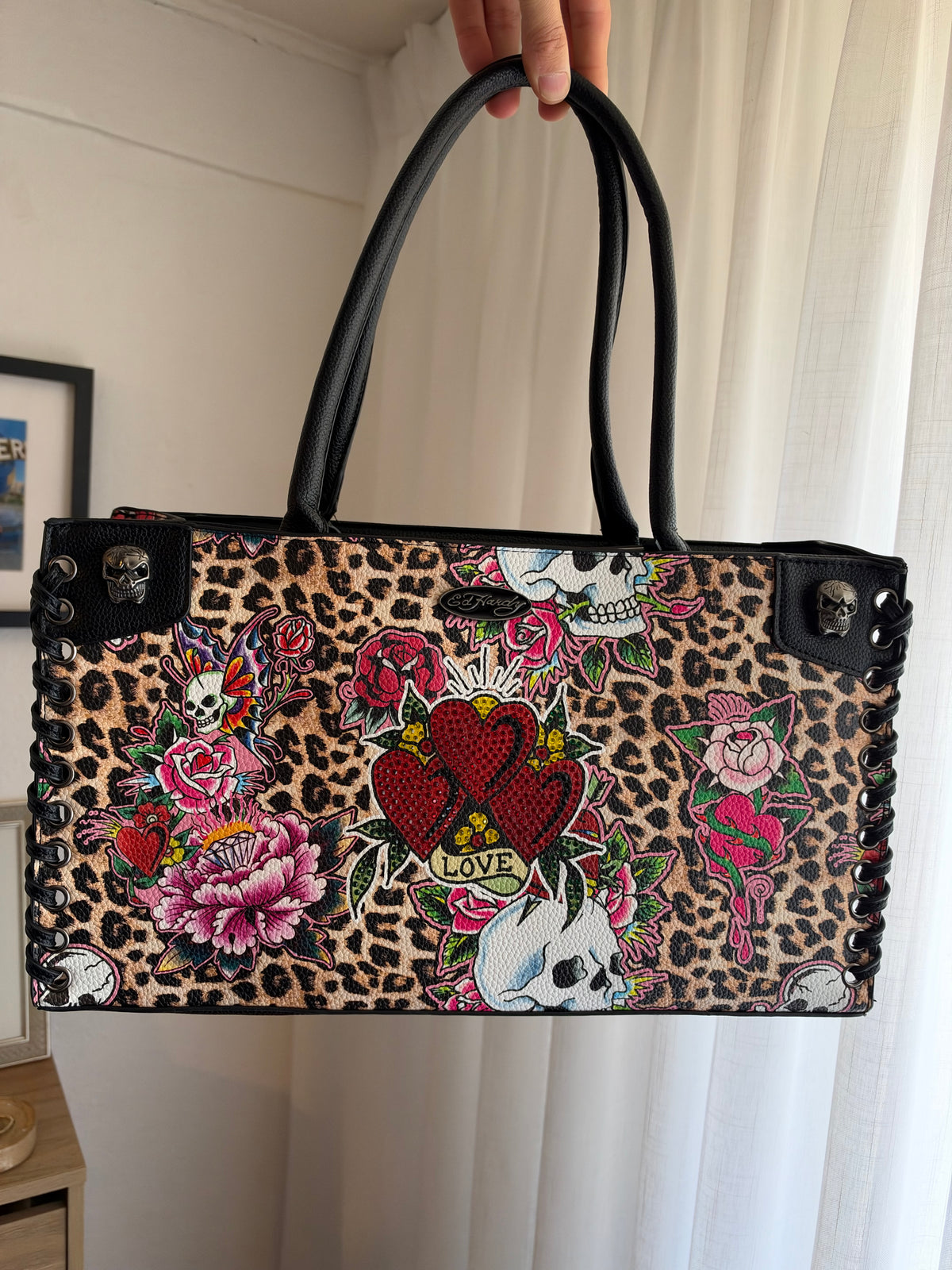 Tote Ed Hardy Leopard Print