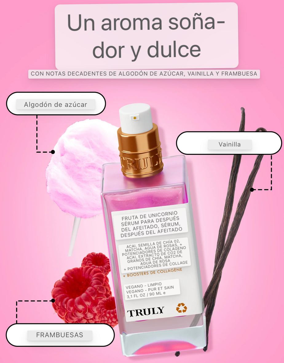 Truly Unicorn Fruit Suero para después del afeitado 90ml