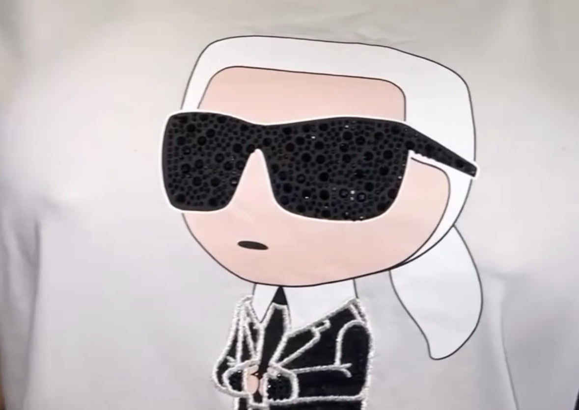 Polera Karl Lagerfeld Blanca