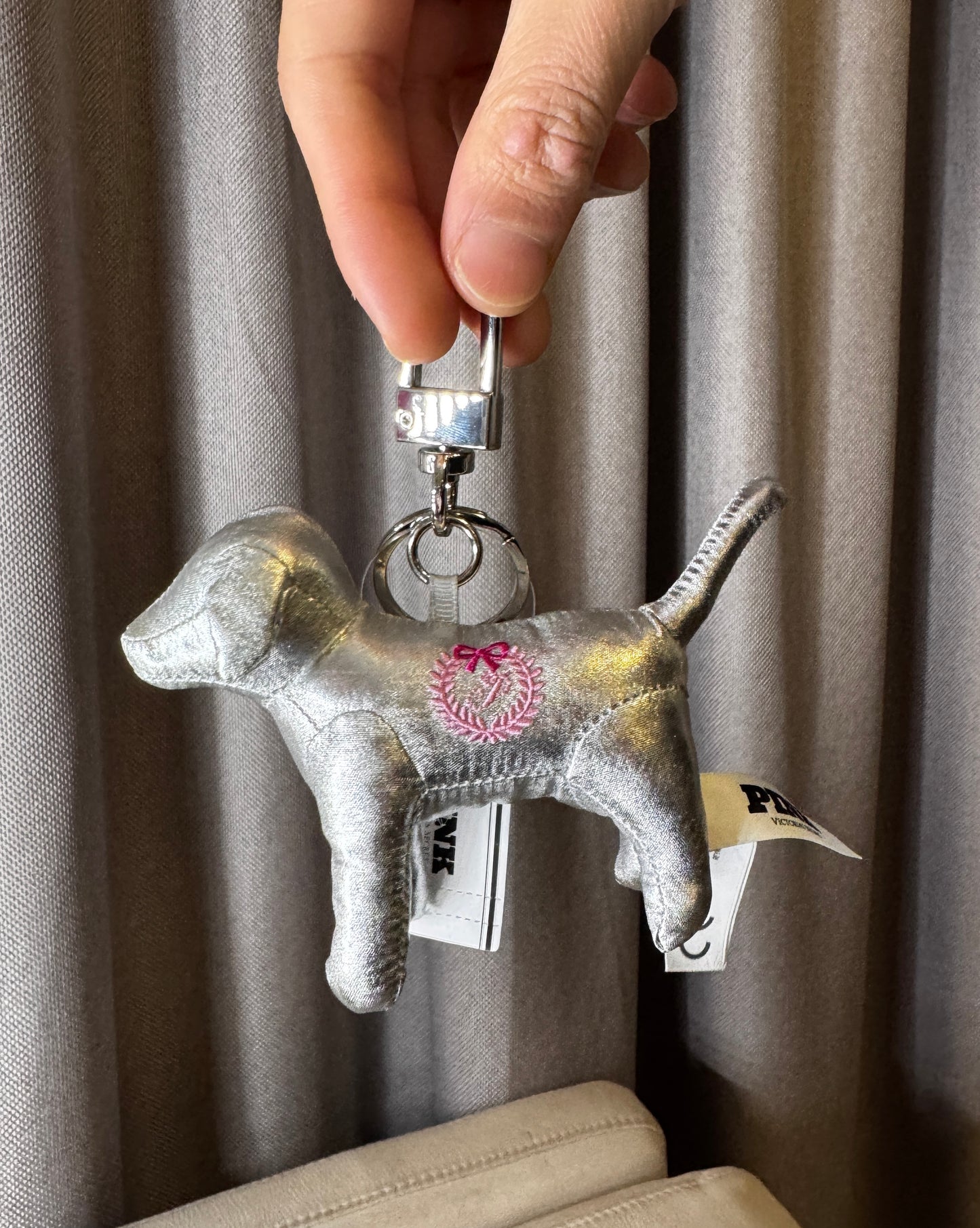 Charm/Llavero Pink Perrito