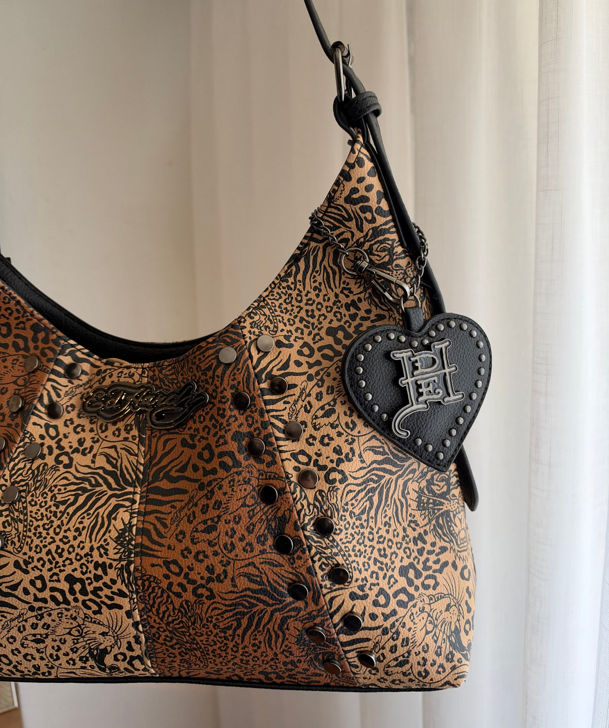 Cartera Hobo Ed Hardy Animal Print