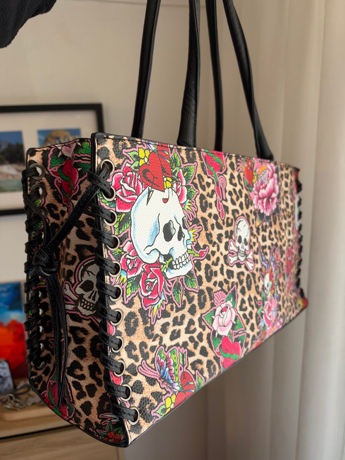 Tote Ed Hardy Leopard Print